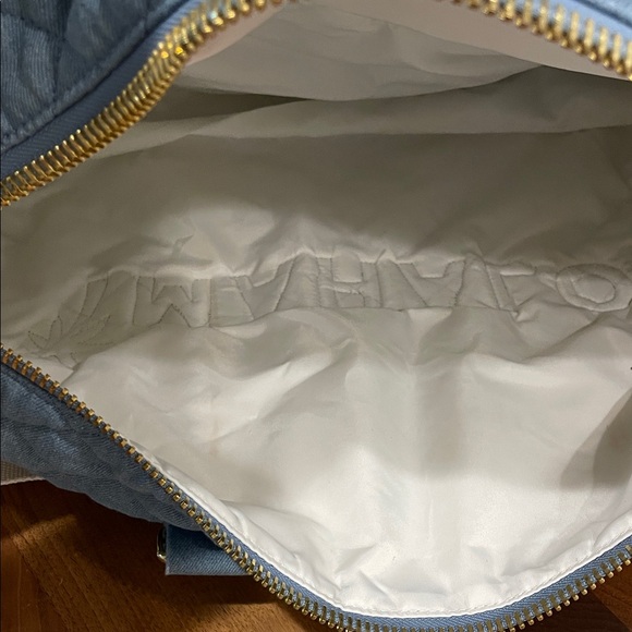 Stoney Clover Blue Quilted Tote Bag with 'MAHALO' Embroidery - Picture 11 of 15